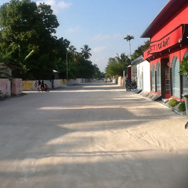 Muzułmańska wioska Mehedhoo, Addu Atol, Malediwy•Foto: D. Jaworska