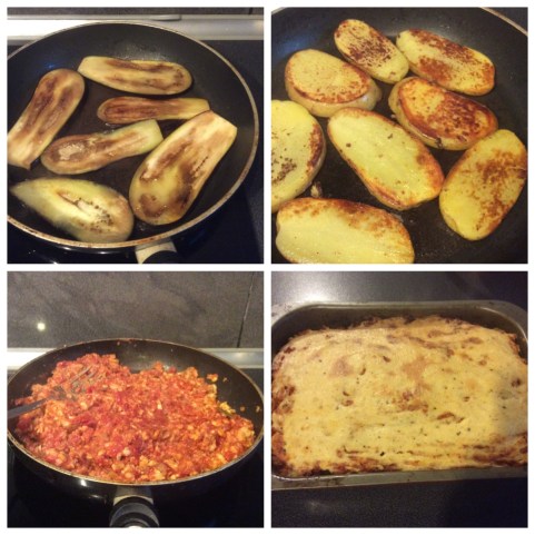 Musaka z tempehem wg rumuńskiego przepisu. Foto: D. Jaworska