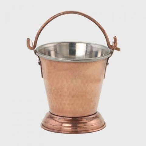 Miedziane naczynie na indyjskie danie.